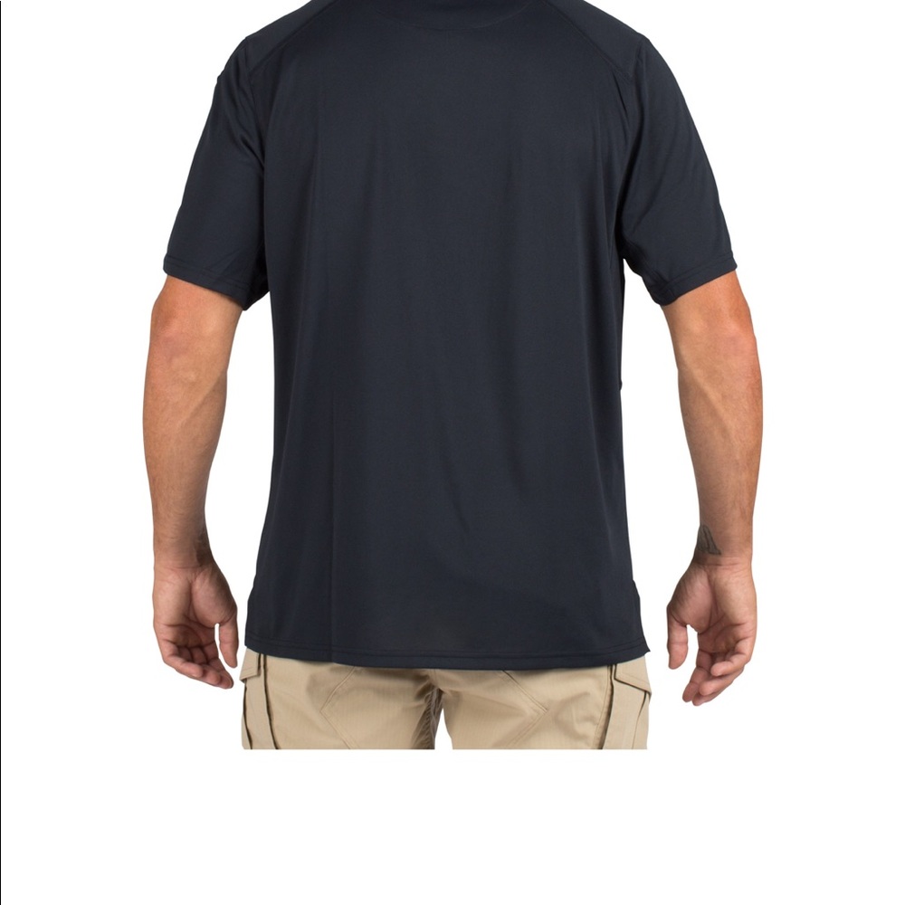 Black 5.11 Helios Short Sleeve Polo (Style #41192)
